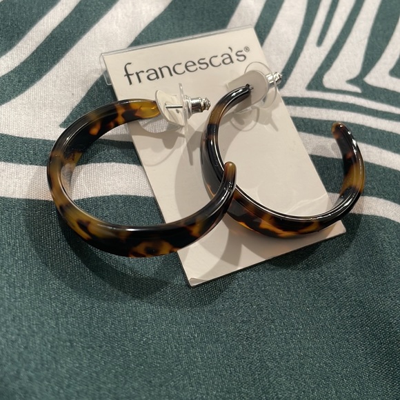 Leopard print earrings - Picture 2 of 3